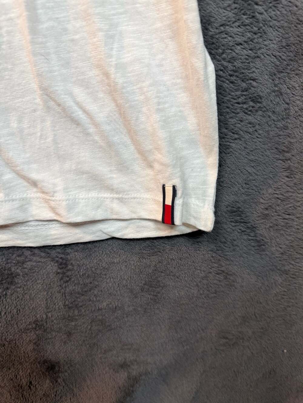 Tommy Hilfiger Denim Camo Box Logo T-Shirt Size S White - Picture 3 of 7
